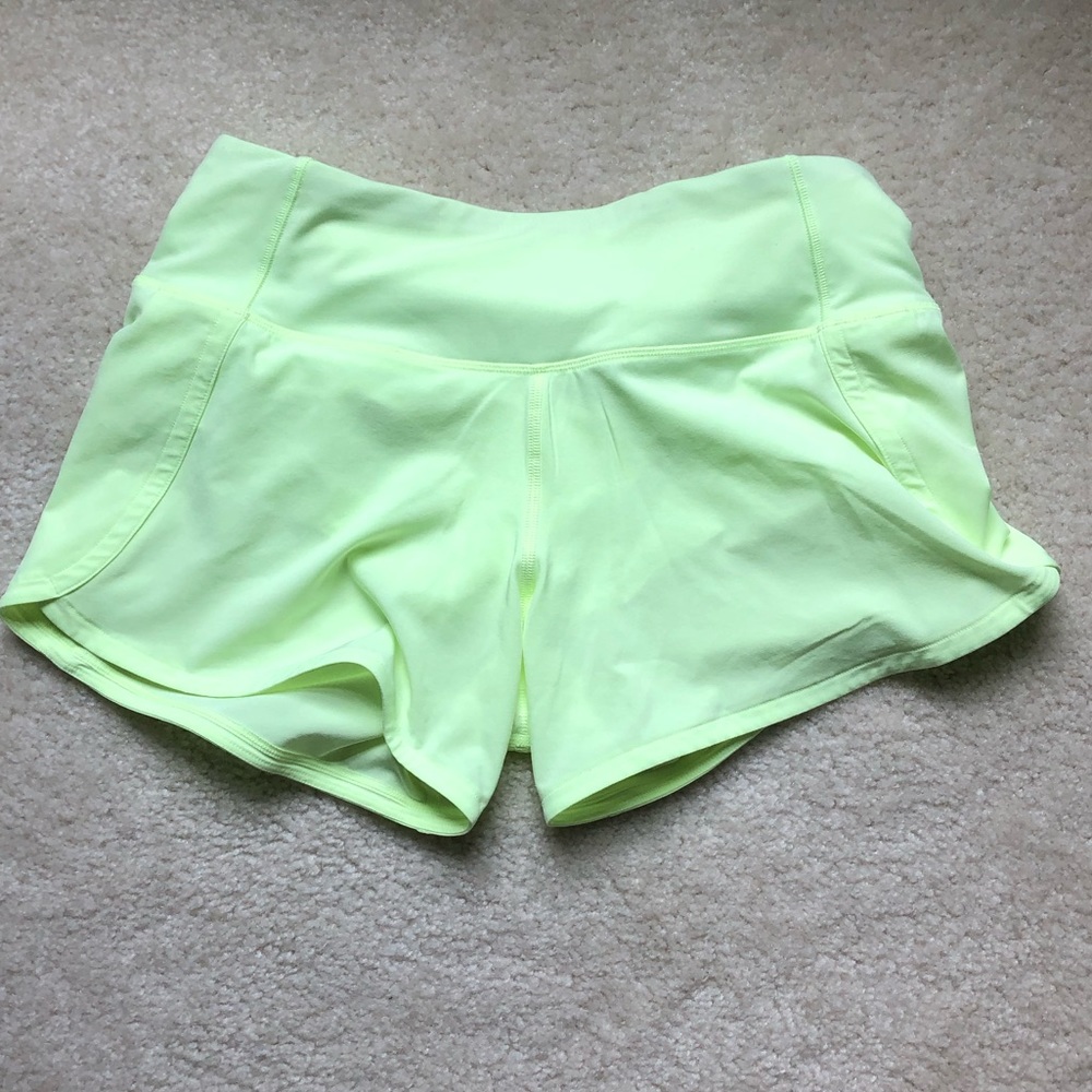 Lululemon Bright Speed Up Shorts